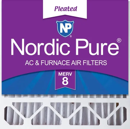 Miniatura 33 de Nordic Pure 20 x 20 x 5 (19_5/8 x 19_7/8 x 4_3/8) Honeywell/Lennox MERV 12 filtros de aire de repuesto, 2