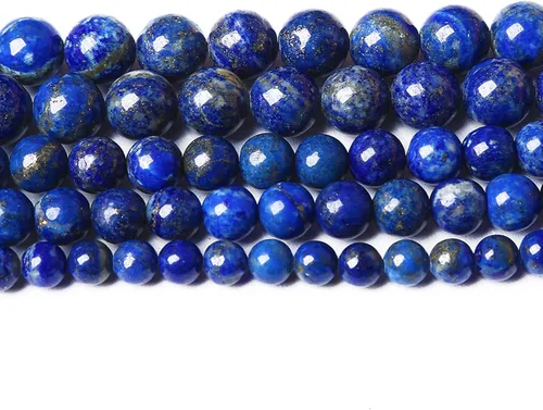 Miniatura 48 de 45 cuentas de turquesa de 0.315 pulgadas con concha de howlita azul perla y turquesa cuentas de piedra para hacer joyas, pulseras, collares, aretes