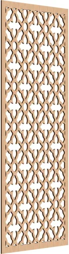 Miniatura 53 de Madison Paneles de pared decorativos de madera con calado, 9 3/8 pulgadas de ancho x 24 3/8 pulgadas de alto x 3/8 de alto, roble rojo rojo (Red Oak)