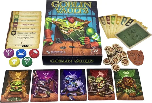 Miniatura 2 de Juego de mesa Goblin Vaults Outwit & Outbid to Fill Your Vaults with Loot Juego de cartas familiar de estrategia para tomar trucos 30-45