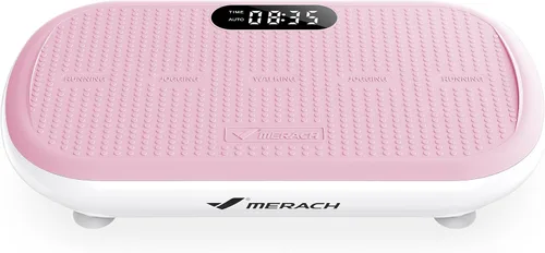 Miniatura 9 de MERACH - Máquina de plataforma vibratoria para ejercicio, capacidad de 440 libras, Bluetooth y pedal de silicona, estimula la grasa profunda