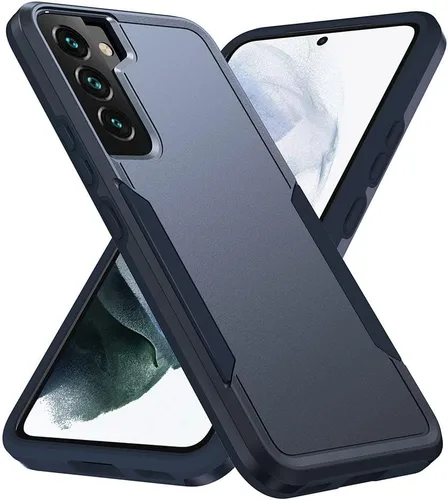 Funda para Samsung Galaxy S22, amortiguador+duradera+funda a prueba de golpes para Galaxy S22, azul
