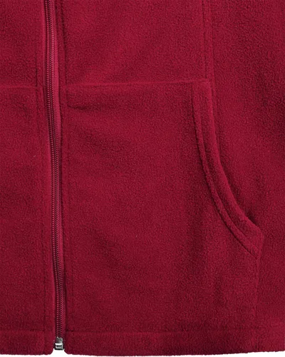 Miniatura 20 de SeSe Code Chaleco de forro polar ligero con cremallera frontal y bolsillos para mujer