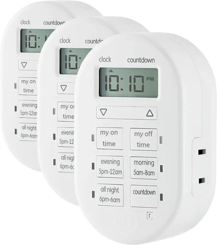 Miniatura 9 de myTouchSmart Simple Set Temporizador digital de 7 días, 2 temporizador de toma de tierra, temporizador de salida interior de salida del sol-puesta