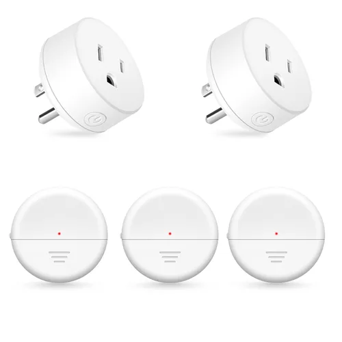 Miniatura 29 de NineLeaf Interruptor de salida remoto inalámbrico, interruptor de lámpara remoto, interruptor decorativo de enchufe de luz de encendido y apagado