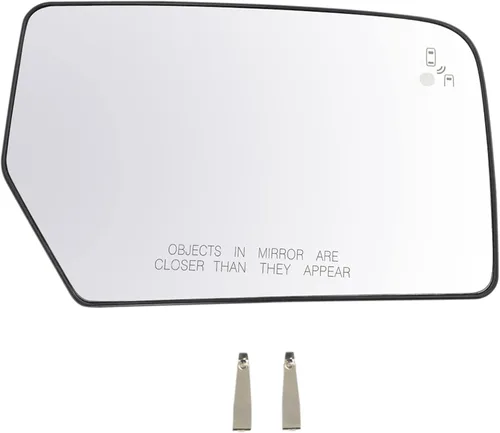 Miniatura 223 de TRQ Cristal de espejo izquierdo compatible con Chevrolet Silverado 1500 GMC Sierra 1500 2019-2021
