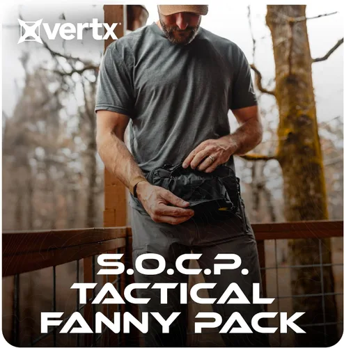Miniatura 2 de Vertx SOCP Riñonera Táctica - Riñonera Versátil con Amplio Almacenamiento, Material Duradero, Ideal para el Transporte Diario y Aventuras al Aire
