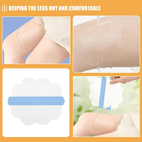 Miniatura 9 de PRETYZOOM 10pcs Thigh Chafing Patches Anti-Friction Protective Stickers Sweat-Resistant Soft Gel for Women’s Inner Thighs Summer Use Preventing
