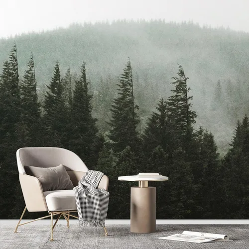 Miniatura 440 de SIGNFORD - Papel tapiz de diseño de bosque, removible para dormitorio o sala de estar, 100 x 144 pulgadas Bosque1-1911-m17