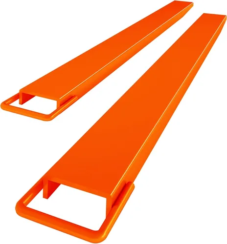 Miniatura 8 de GARVEE Extensiones de horquilla elevadora, 72 pulgadas de largo y 4.5 pulgadas de ancho para carretillas elevadoras, accesorio de acero resistente
