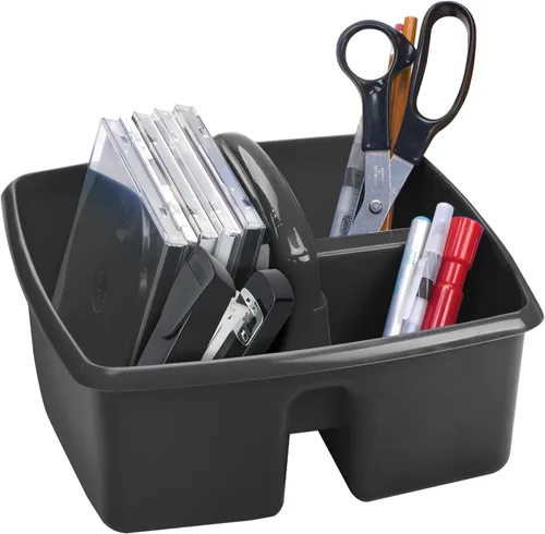 Miniatura 28 de Storex, clasificador grande para manualidades para salón de clases con tazas, 13 x 11 x 6.575 pulgadas, verde, caja de 2 unidades (00983A02C)