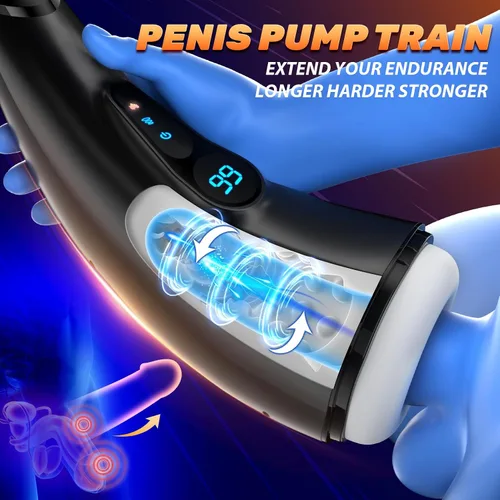 Miniatura 5 de Juguetes sexuales para adultos, masturbador masculino, control por aplicación, juguetes sexuales para adultos, vibrador masculino con 9 succiones