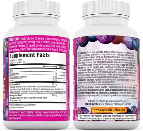 Miniatura 7 de Nutrición Aplicada ACAI Berry Cleanse TABS Tamaño: 56