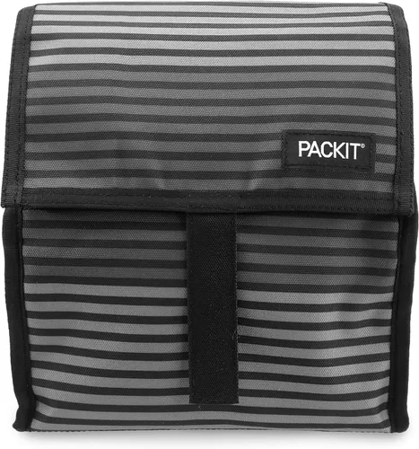 Miniatura 13 de PackIt Lonchera congelable con cierre, teñido anudado aguamarina Tinte brisa