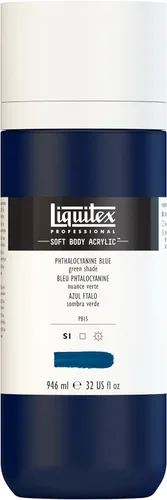 Miniatura 119 de Liquitex Professional Soft Body - Pintura acrílica, botella de 2 onzas (59 ml), blanco titanio Titanio Blanco
