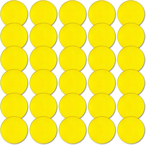 Miniatura 28 de Marcadores de punto de polietileno de 4 pulgadas/9 pulgadas, de goma antideslizante, marcadores de agilidad de conos de campo plano, puntos de suelo