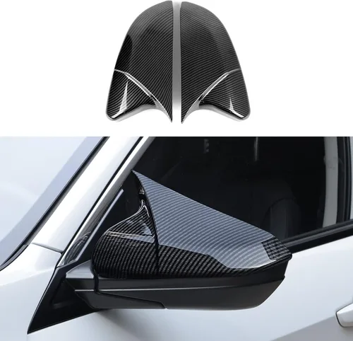 Miniatura 19 de Calcomanías de panel de consola central de aire acondicionado para Honda Civic 2016-2021, accesorios de 10ª generación, calcomanías de fibra
