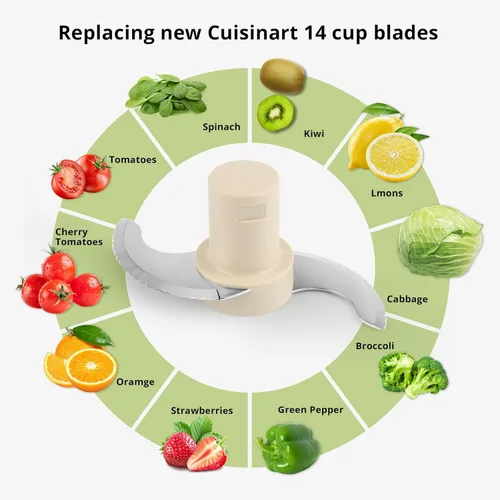 Miniatura 6 de Cuchilla para procesador de alimentos Cuisinart de 14 tazas de repuesto para el modelo DLC-2014, DFP-14BCNY, DFP-14BCN, DFP-14BWN - SOLO