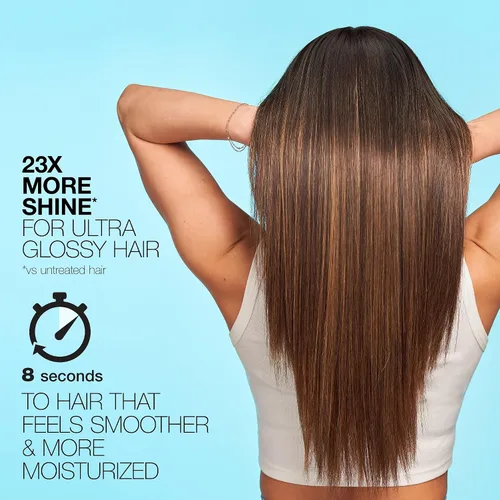 Miniatura 4 de SexyHair Healthy Gloss N' Glow - Enjuague acondicionador ácido ligero, 6.5 onzas líquidas Aumenta el brillo en 23 veces Todo tipo de cabello