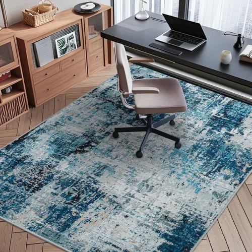 Miniatura 78 de chakme Tapete para silla de oficina para suelo de madera dura, 48 x 36 pulgadas, protector de escritorio de computadora de fácil deslizamiento