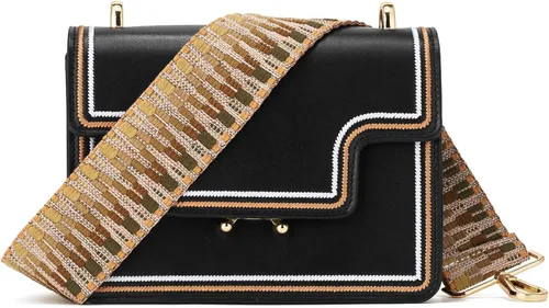 Miniatura 182 de ZOOEASS - Correa de repuesto para cartera, para colgar en el hombro o para cruzar, ancha y ajustable, de lona