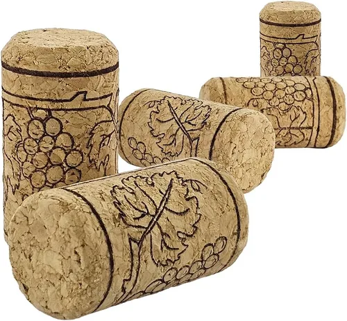 Miniatura 9 de 9x1 3/4 corchos de vino rectos de primera calidad 1.732 x 0.906 in 100/bolsa