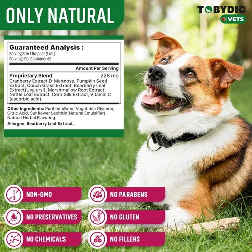 Miniatura 7 de Tratamiento de infecciones urinarias para gatos y perros y remedio para infecciones del tracto urinario con arándano y D-manosa - Medicina natural