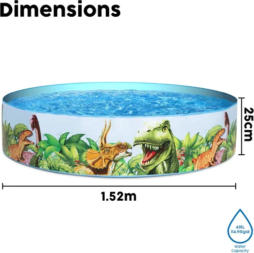 Miniatura 7 de Bestway BW55022-20 - Piscina infantil Fill'N Fun Fill 'N Fun para niños, 6.0 ft x 15.0 in, talla única, multicolor