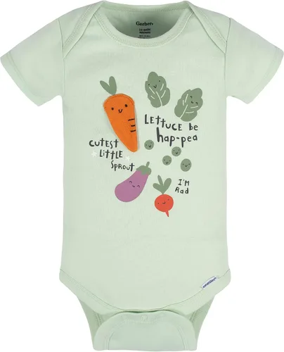 Miniatura 2 de Gerber Body unisex de manga corta para bebé, paquete de 8