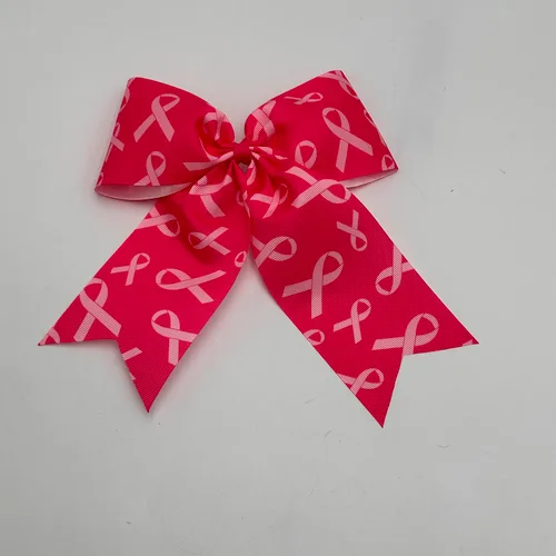Miniatura 3 de Pinzas para el cabello con cinta de concientización rosa para el cáncer de mama, lazo rosa BCA02 (C1)