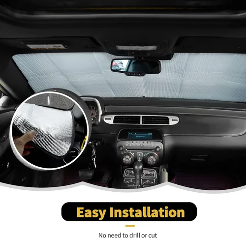 Miniatura 5 de Parasol para parabrisas, protector térmico para ventana de Chevrolet Camaro 2010-2015