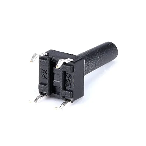 Miniatura 5 de 100 unids/lote 0.236x0.236x0.591 in 4PIN táctil táctil micro interruptor botón táctil botón de reinicio automático 260.433 in teclas botón DIP