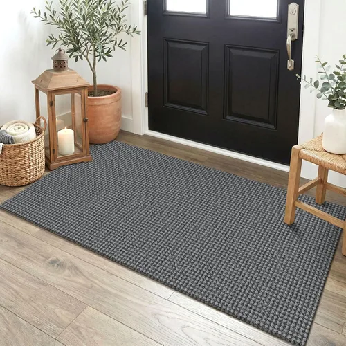 Miniatura 123 de EARTHALL Alfombra de pasillo 3x14 pies, alfombras lavables extra largas para pasillos, tejidas, antideslizante, alfombra trenzada para entrada