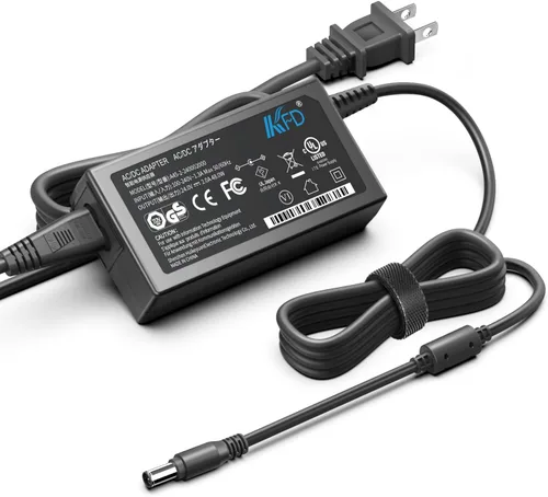 KFD Adaptador de CA de 24 V para Epson Workforce WF-100 WF-110 ES-400 ES-500W GT-S80 GTS-50 GT-550 DS-530 DS-770 DS-760 DS-860 Perfection V550 V500
