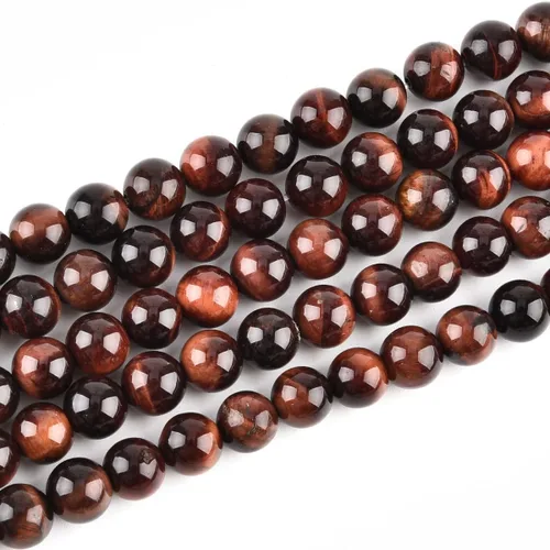 Miniatura 9 de Cuentas redondas naturales semipreciosas de piedra suelta para hacer joyas, brazaletes, collares Cuarzo rosa
