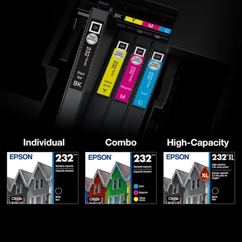 Miniatura 5 de Epson 232 Claria Ink Cartucho de Tinta de Capacidad Estándar Negro (T232120-S) Funciona con WorkForce WF-2930, WF-2950, Expression XP-4200, XP-4205