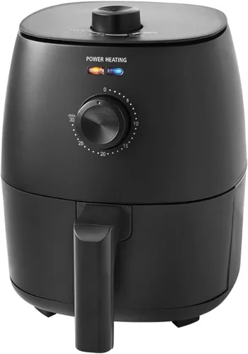 Miniatura 2 de Freidora de aire de capacidad de 2.2 cuartos de galón, antiadherente, cesta apta para lavavajillas, 1150 W, color negro