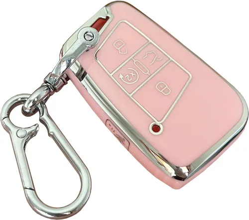 Miniatura 8 de Funda para Llavero de Volkswagen, Control Remoto de Llave Inteligente con Llavero Compatible con VW Volkswagen Atlas Jetta Passat Arteon Tiguan