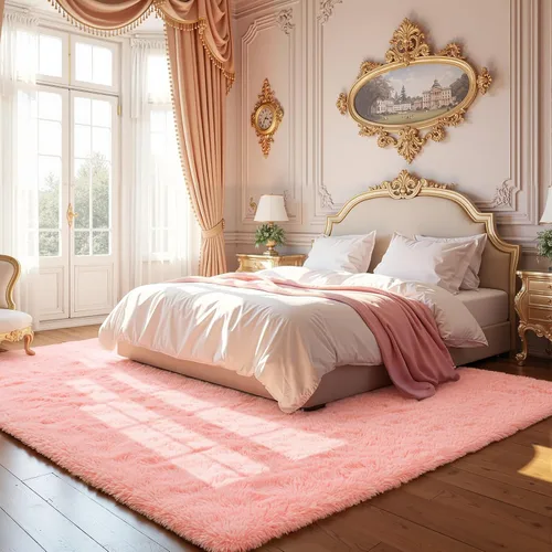 Miniatura 58 de Zentavio Alfombras de área para sala de estar, alfombras grises para dormitorio, alfombra de 4 x 6, alfombra mullida, peluda y suave, shag estética