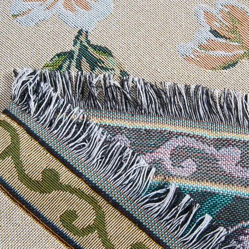 Miniatura 9 de Mantas Boho Reversibles Mantas Tejidas Cubiertas Hippie para Sofá Cama Sillón Reclinable Sofá Tapiz Bohemio Protector de Muebles Colorido