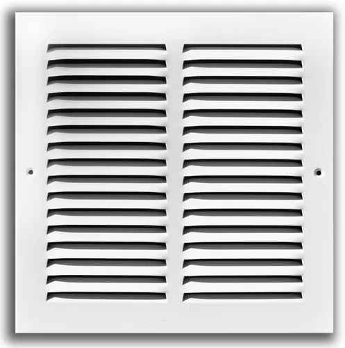 Miniatura 15 de HVAC Premium 30' x 10' [Abertura de conducto] Rejilla de aire de retorno de acero estampado plano - Pared lateral y techo - Cubierta de conducto