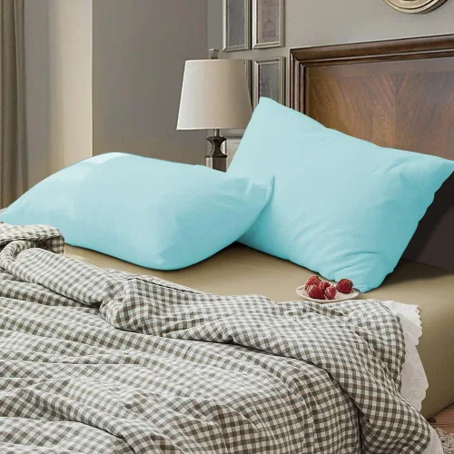 Miniatura 3 de Funda de almohada de lujo para niños pequeños de 12 x 16 pulgadas, 100% algodón egipcio de 800 hilos, funda de almohada suave y pequeña