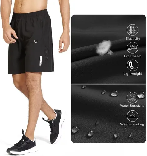 Miniatura 5 de NORTHYARD - Pantalones cortos deportivos para correr para hombres, ligeros, de secado rápido, 7, 5 o 9 pulgadas, para senderismo, deportes, gimnasio