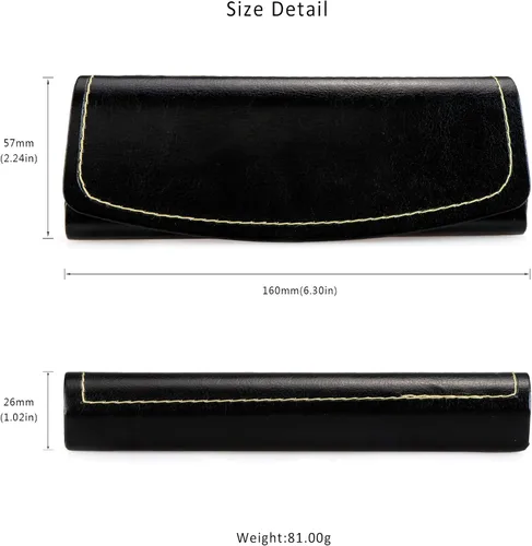 Miniatura 3 de LifeArt Funda rígida para gafas de sol funda de piel sintética de moda ligera