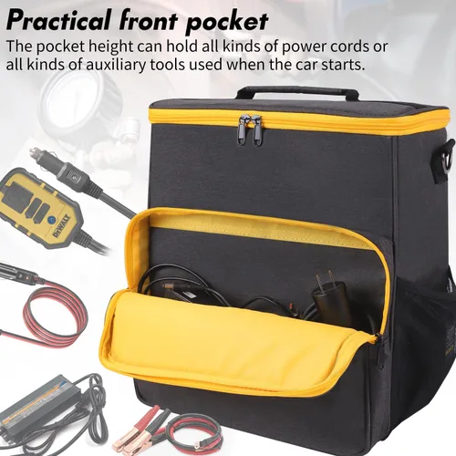 Miniatura 3 de Bolsa de almacenamiento LOTCAIN para arrancador de batería de auto, estuche de transporte compatible con la estación de energía portátil digital