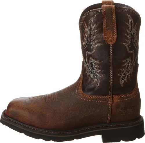 Miniatura 7 de Ariat Botas de trabajo Sierra de punta cuadrada ancha para hombre resistente a pinchazos