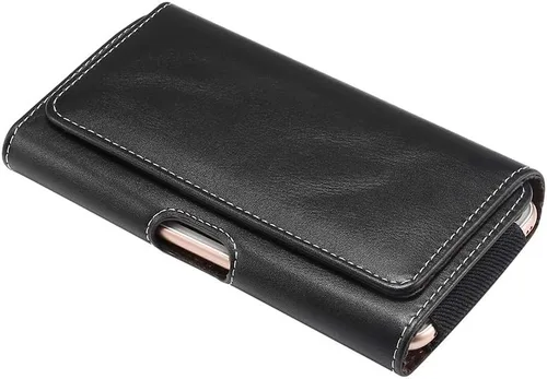 Miniatura 6 de Funda horizontal de cuero prémium para iPhone 12, 12Pro (6.1), 11, XR, funda para cinturón, bolso para hombre para Samsung Galaxy S20 5G, Note10