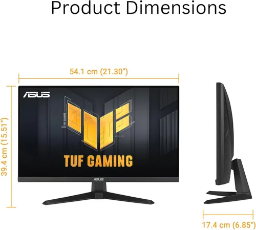 Miniatura 5 de ASUS TUF Gaming 24" (23.8" visible) Monitor 1080P (VG249QE5A) - FHD, overclock de 144Hz a 146Hz, IPS, sincronización de desenfoque de movimiento