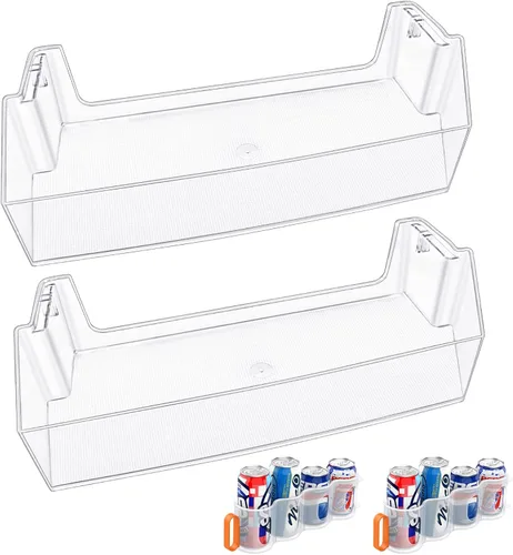[2 EMPaquetado] ACTUALIZADO W11239961 W10900538 Estante para puerta de refrigerador Compatible con piezas de estante de puerta de refrigerador