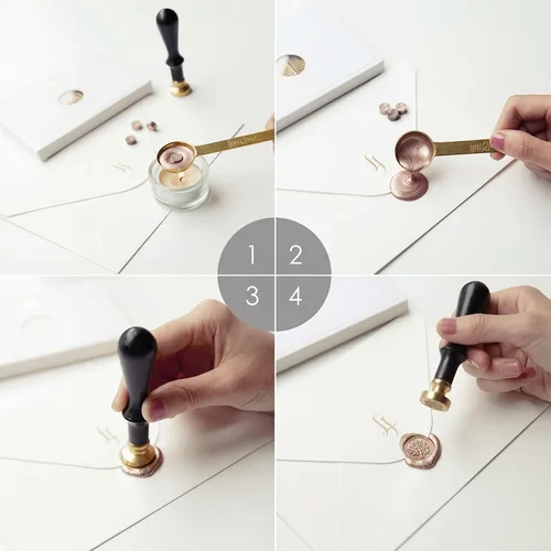 Miniatura 6 de UNIQOOO 540 piezas de perlas de cera de sellado verde oliva oscuro para sello de cera, perfecto para invitaciones de boda, tarjetas de Verde Oliva